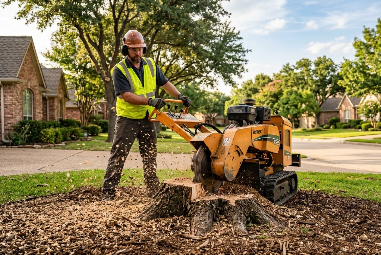 Tocones (stump grinding)